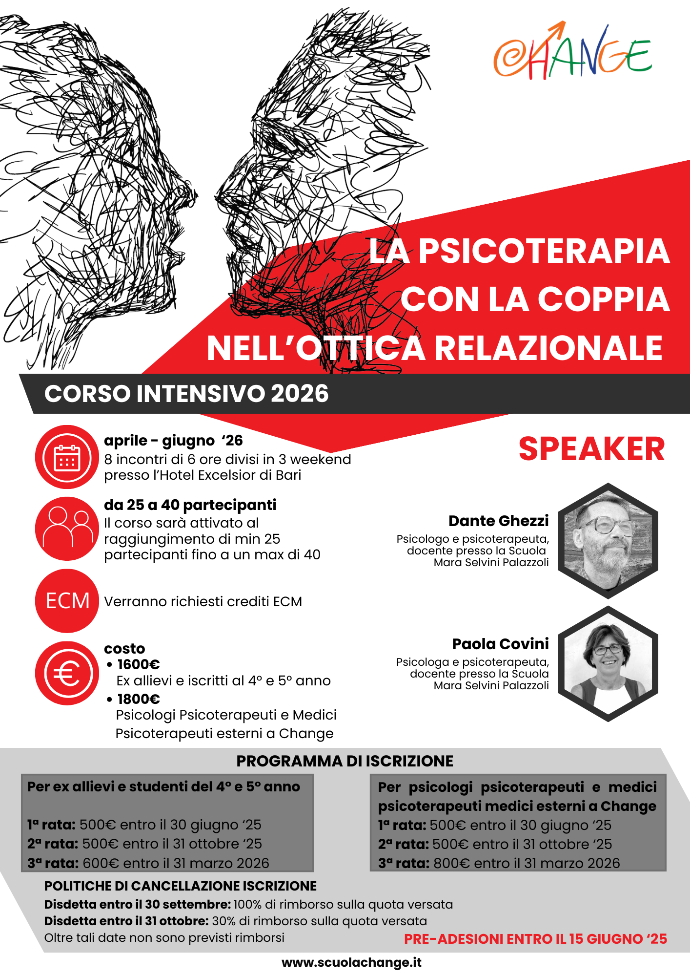 CORSO INTENSIVO 2026 - La Psicoterapia con la coppia nell'ottica Relazionale